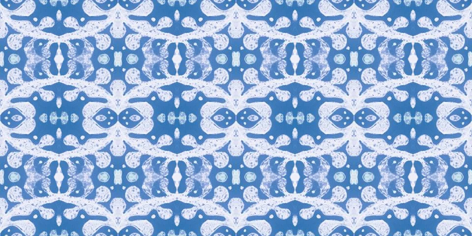 Spanish pattern. Seamless talavera ceramic. Vintage italian background. Stock Illustration
