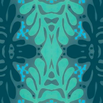 Spanish pattern. Seamless talavera ceramic. Vintage italian background. イラスト素材
