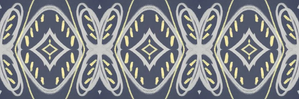 Spanish pattern. Seamless talavera ceramic. Vintage italian background. イラスト素材