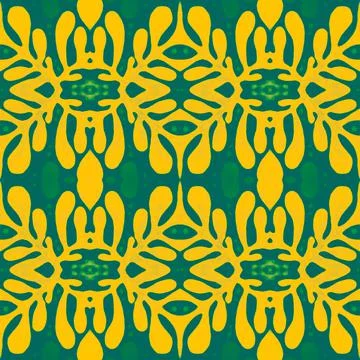 Spanish pattern. Seamless talavera ceramic. Vintage italian background. Illustrazione stock