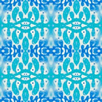 Spanish pattern. Seamless talavera ceramic. Vintage italian background. Stock-Illustration