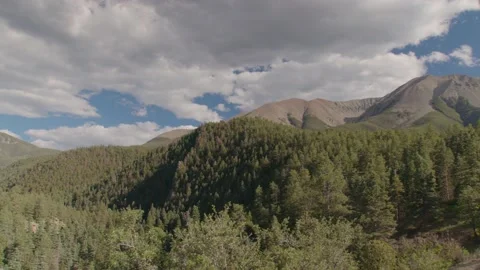 Spanish Peaks Mountain Range. Stock Footage 204869428