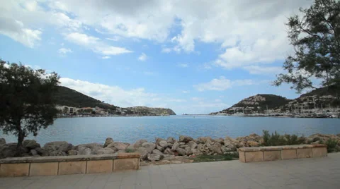 Spanish Port Stock Footage 33133732