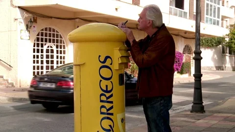 Spanish Postbox, Stock-Footage 82748526