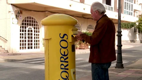 Spanish Postbox,1 Stock Footage 82746328