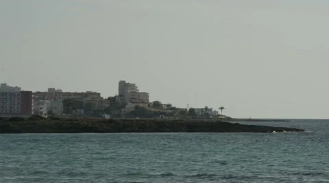 Spanish Seaside Stock Footage 58813115