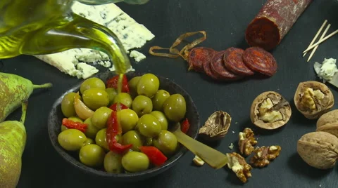 Spanish Snacks Video stock 47147738