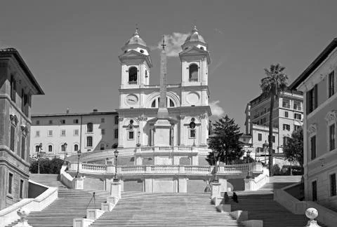 The Spanish steps 스톡 사진