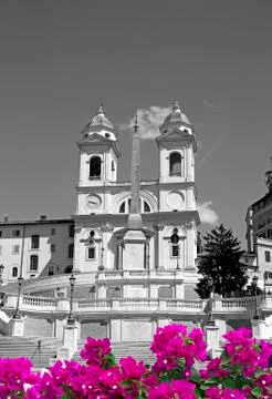 The Spanish Steps Foto stock
