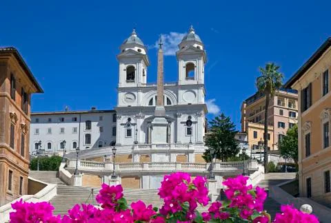 The Spanish Steps Stock Photos