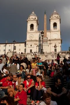 Spanish steps Stock Photos