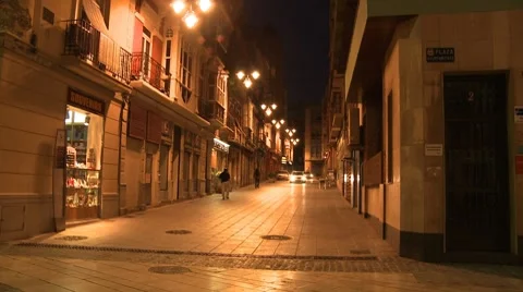 Spanish street Stock Footage 8677572