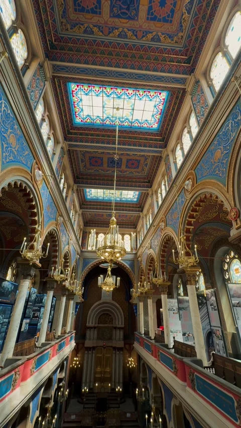 Spanish Synagogue 22 (Editorial) Stock Footage 319388971