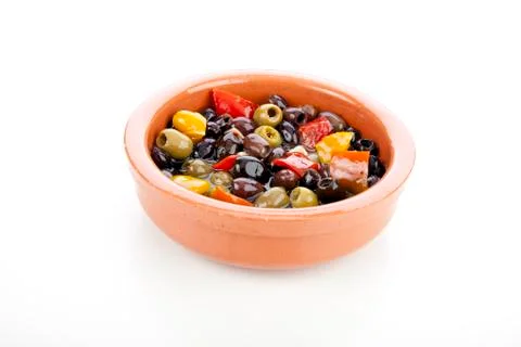 Spanish tapas olives Stock Photos