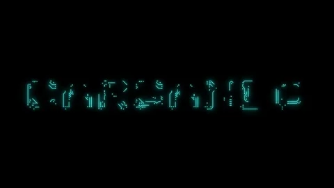 Spanish text loading in the form of printed circuit board tracks Stock Footage 103822066