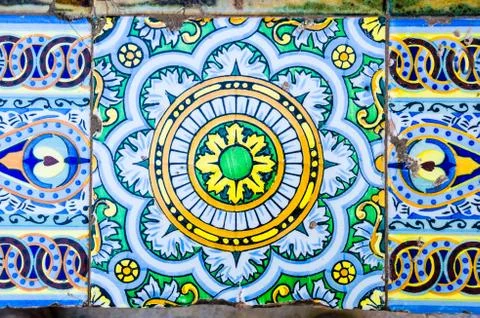 Spanish tile Stock Photos