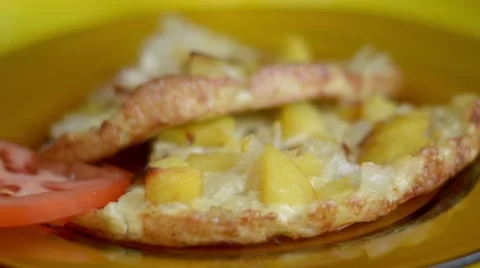 Spanish tortilla Vídeo Stock 48812071