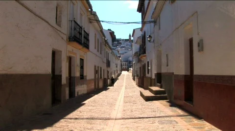 Spanish village Stock Footage 314931