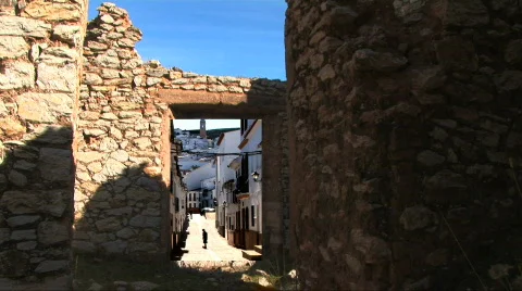 Spanish village Stock Footage 328919