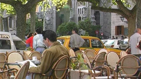 Spanish village Stock Footage 4030205