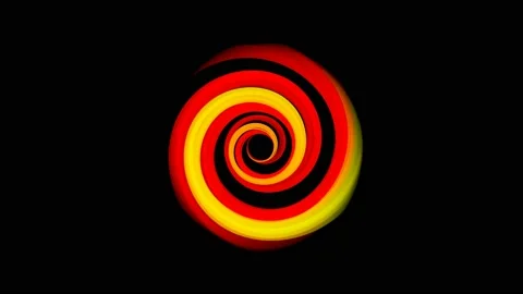 Spanish  Vortex background. Flag of Spain rotating. Cartoon, 2D animation. Lo Stock Footage 160029844