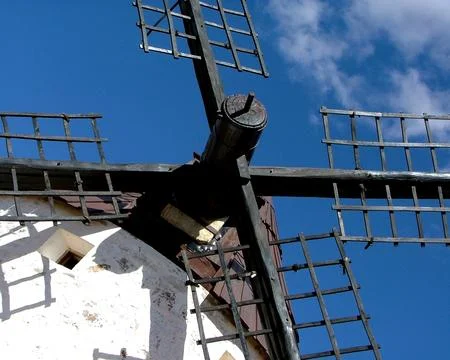 Spanish windmill Stock Photos