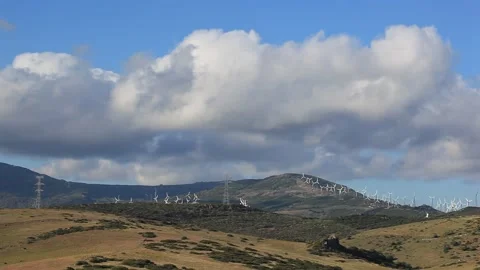 SpanishWindTurbines2 Video stock 158502615