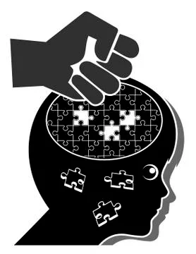 Spanking and brain damage Illustrazione stock