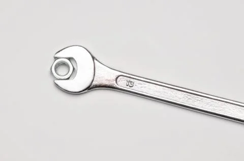 Spanner and nut Stock Photos
