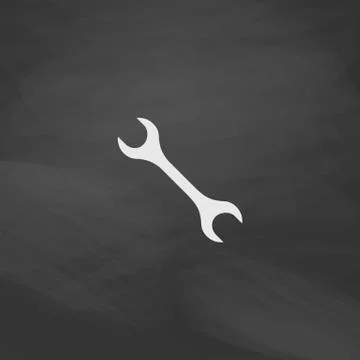 Spanner computer symbol Stock Illustration