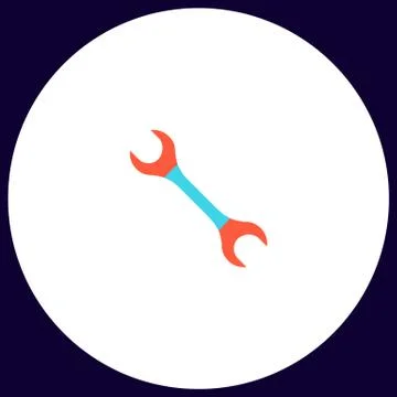 Spanner computer symbol 스톡 일러스트