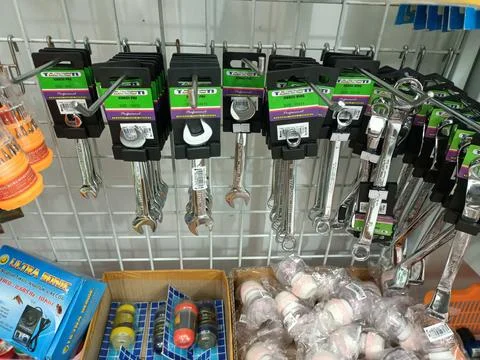 Spanner the Garage Tools Foto stock