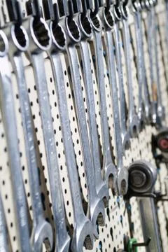 Spanner set Stock Photos