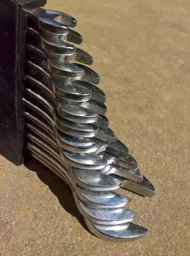Spanner Set Stock Photos