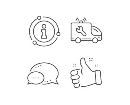 Spanner tool line icon. Car repair service sign. Vector Illustrazione stock