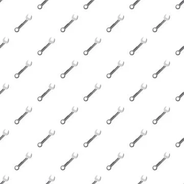 Spanner tool pattern Stockillustratie