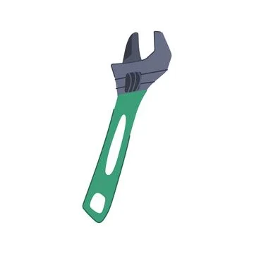 Spanner wrench cartoon vector illustration イラスト素材