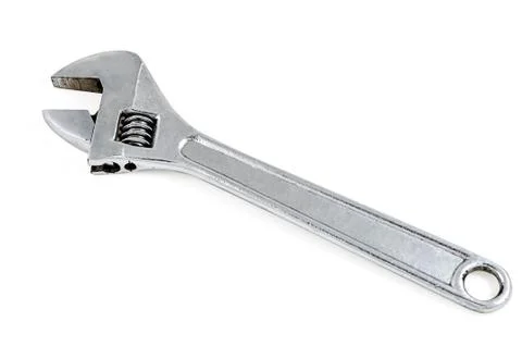 Spanner wrench isolated Stock Photos