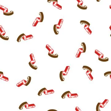 Spanner wrench isometric icon seamless pattern Illustrazione stock