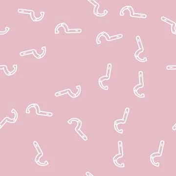 Spanner wrench line vector seamless pattern イラスト素材