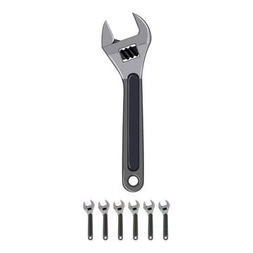 Spanner wrench tool cartoon vector graphic Stock Illustration