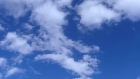 Sparce Cloudscape Timelapse Stock Footage 98289413