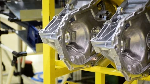 Spare parts for car engine Stock-Footage 73290191