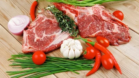 Spare ribs with thyme Vídeos de archivo 88897624