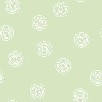 Spare tires line seamless pattern Illustrazione stock