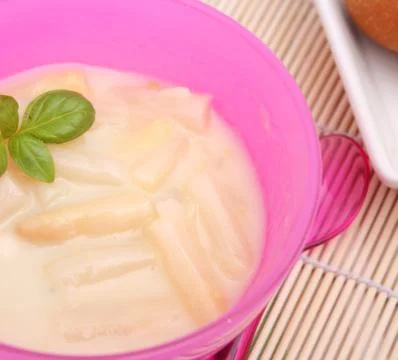 Spargelsuppe Stock Photos