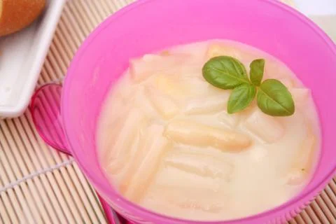 Spargelsuppe Stock Photos