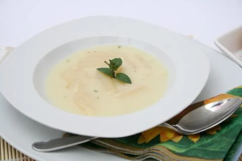 Spargelsuppe Stock Photos