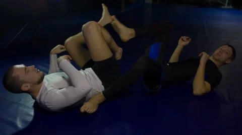 Sparing Fighters. Stock Footage 67446986