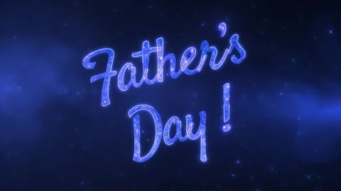 Spark and particles text on black star sky, beautiful typography magic design Stock Footage 303396918
